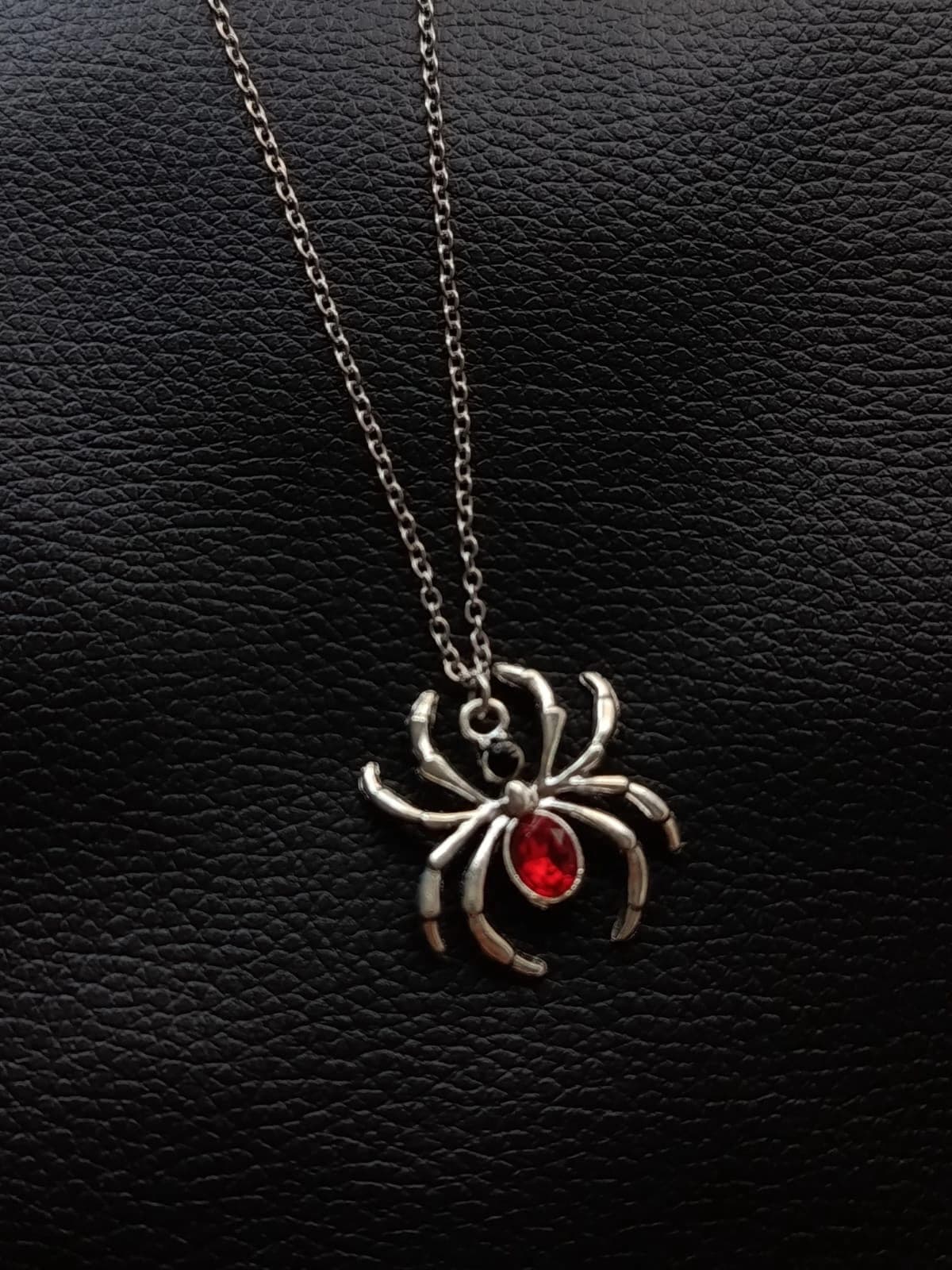 Crimson Widow Necklace