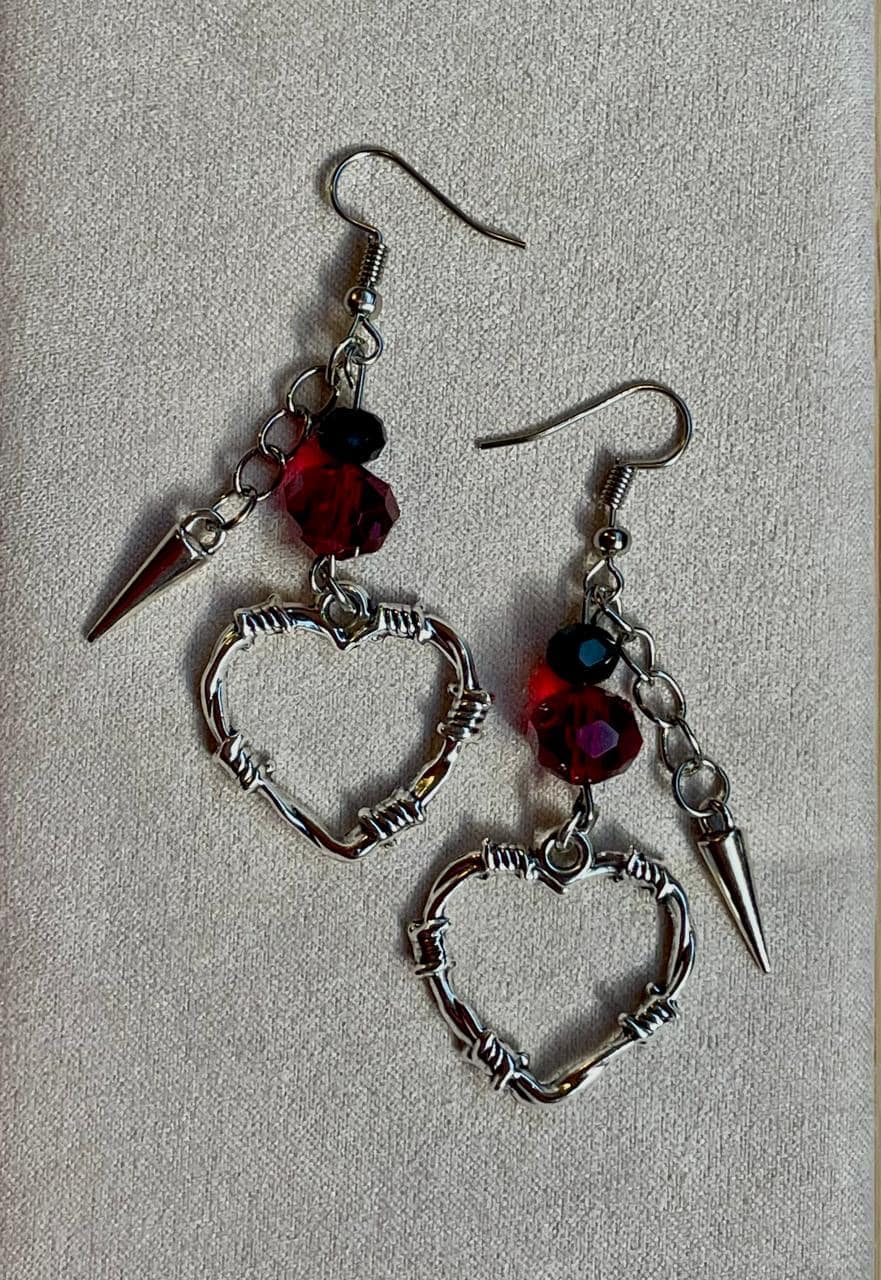 Thorn Heart Earrings