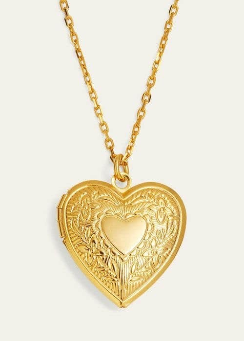 Eleanor- Vintage Photo Heart Locket Necklace — image 2