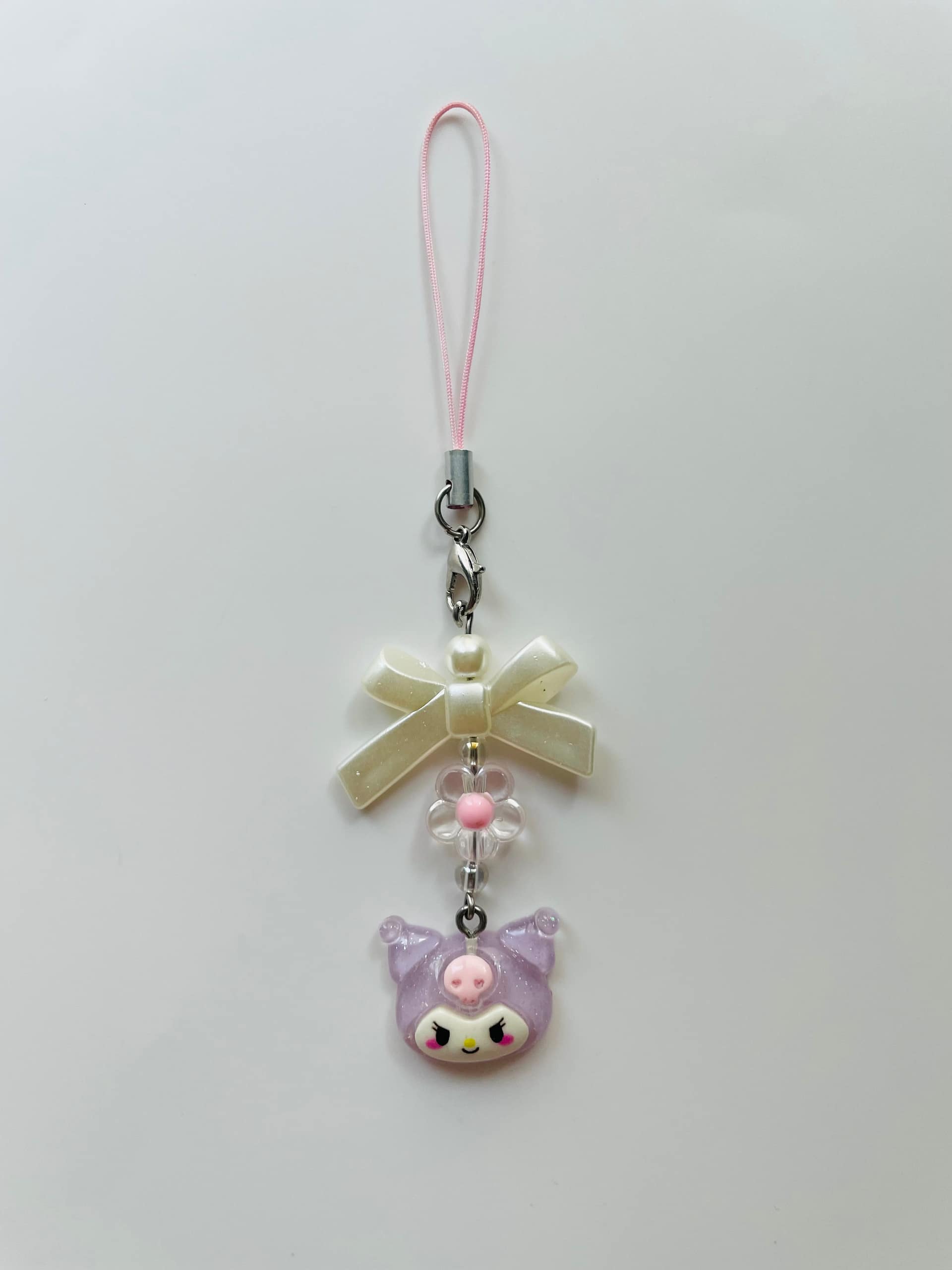 Kuromi lilac Phone Charm