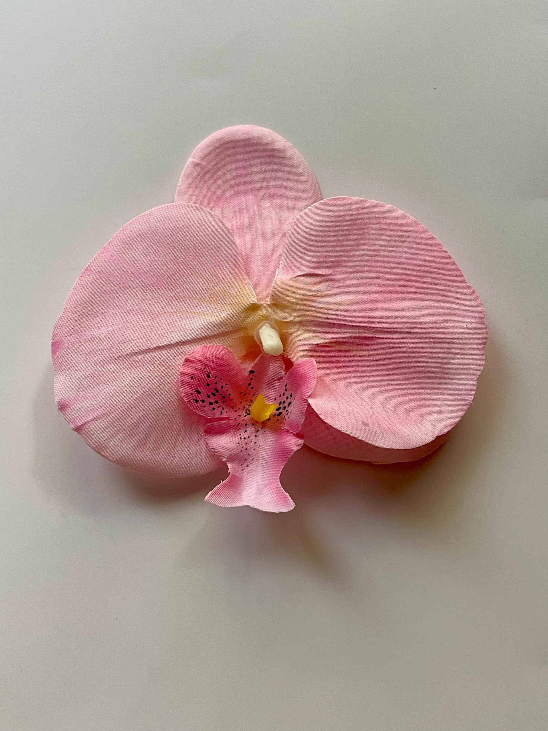 Pink orchid Big Hair clip
