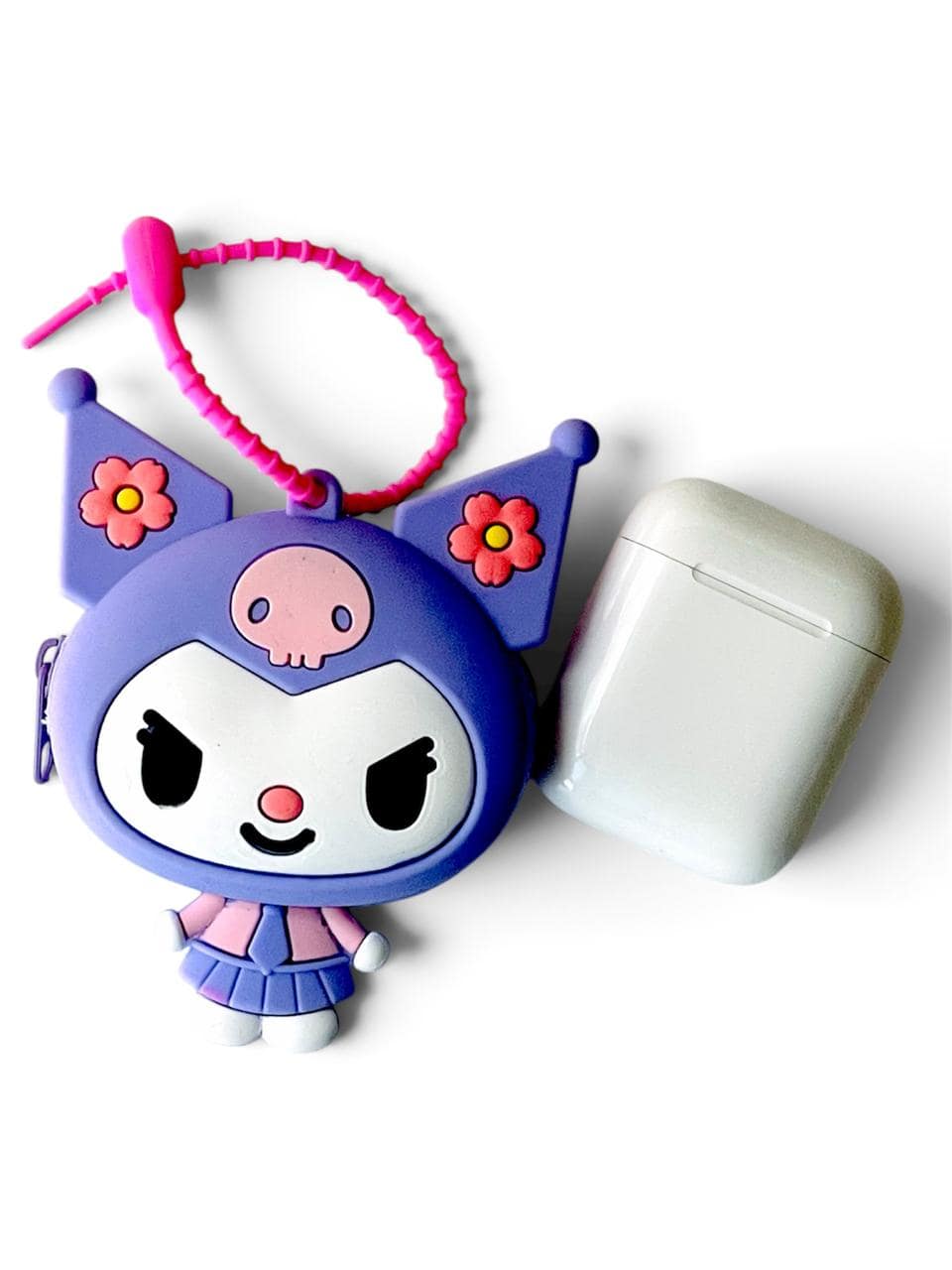 Kuromi AirPods Silicone Case Pouch | Kawaii Keyring