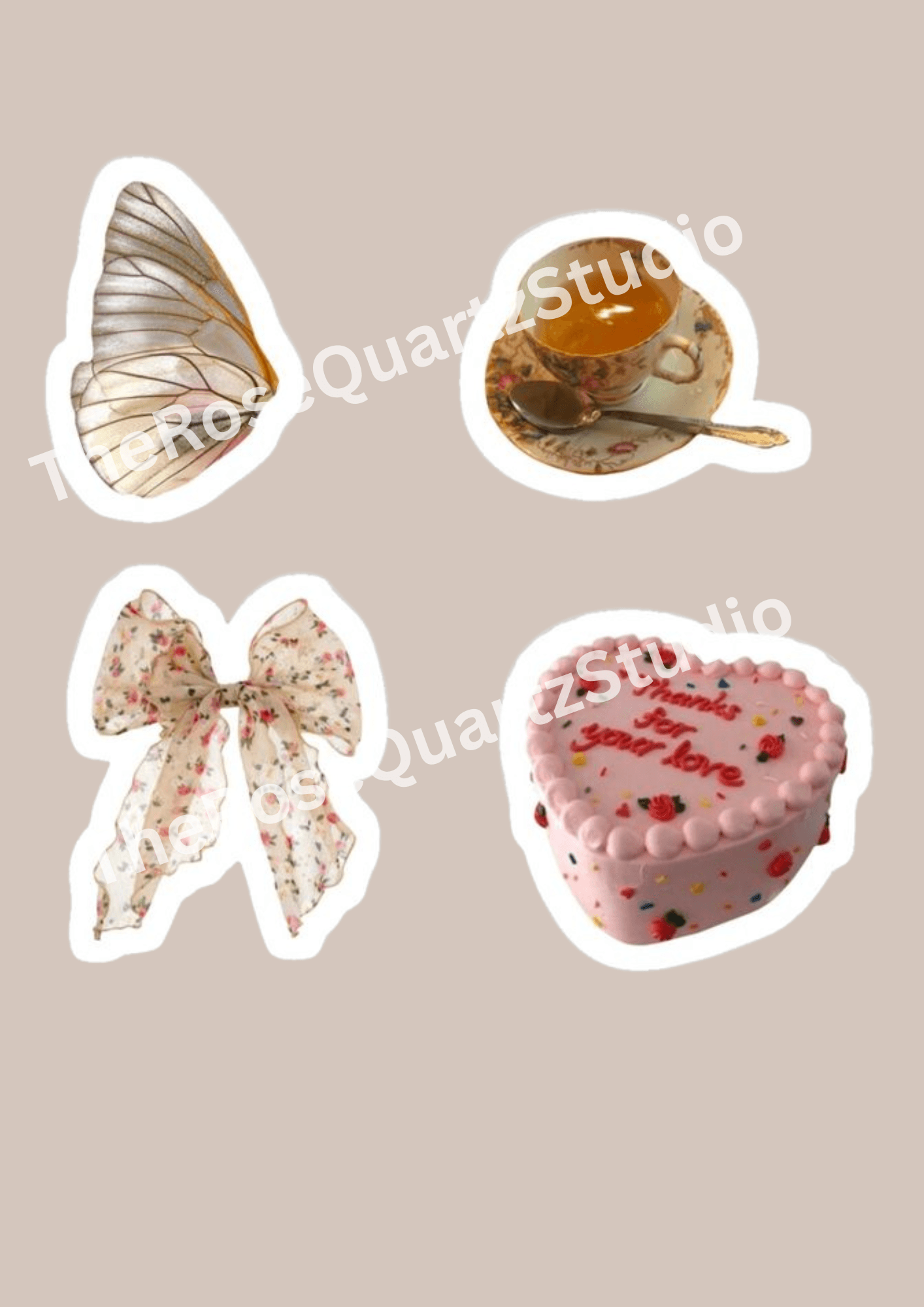 COQUETTE STICKER SET 9