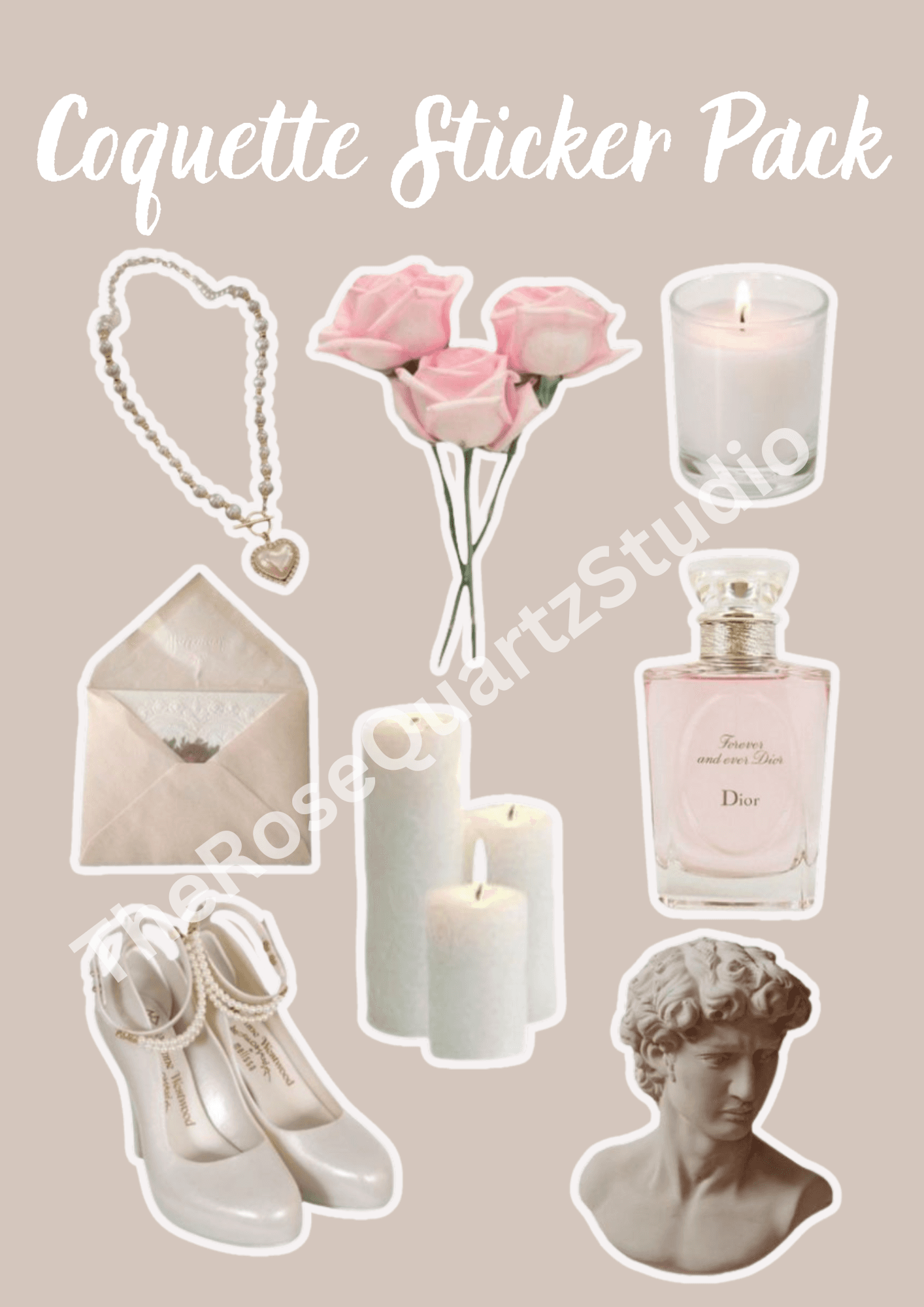 COQUETTE STICKER SET 12