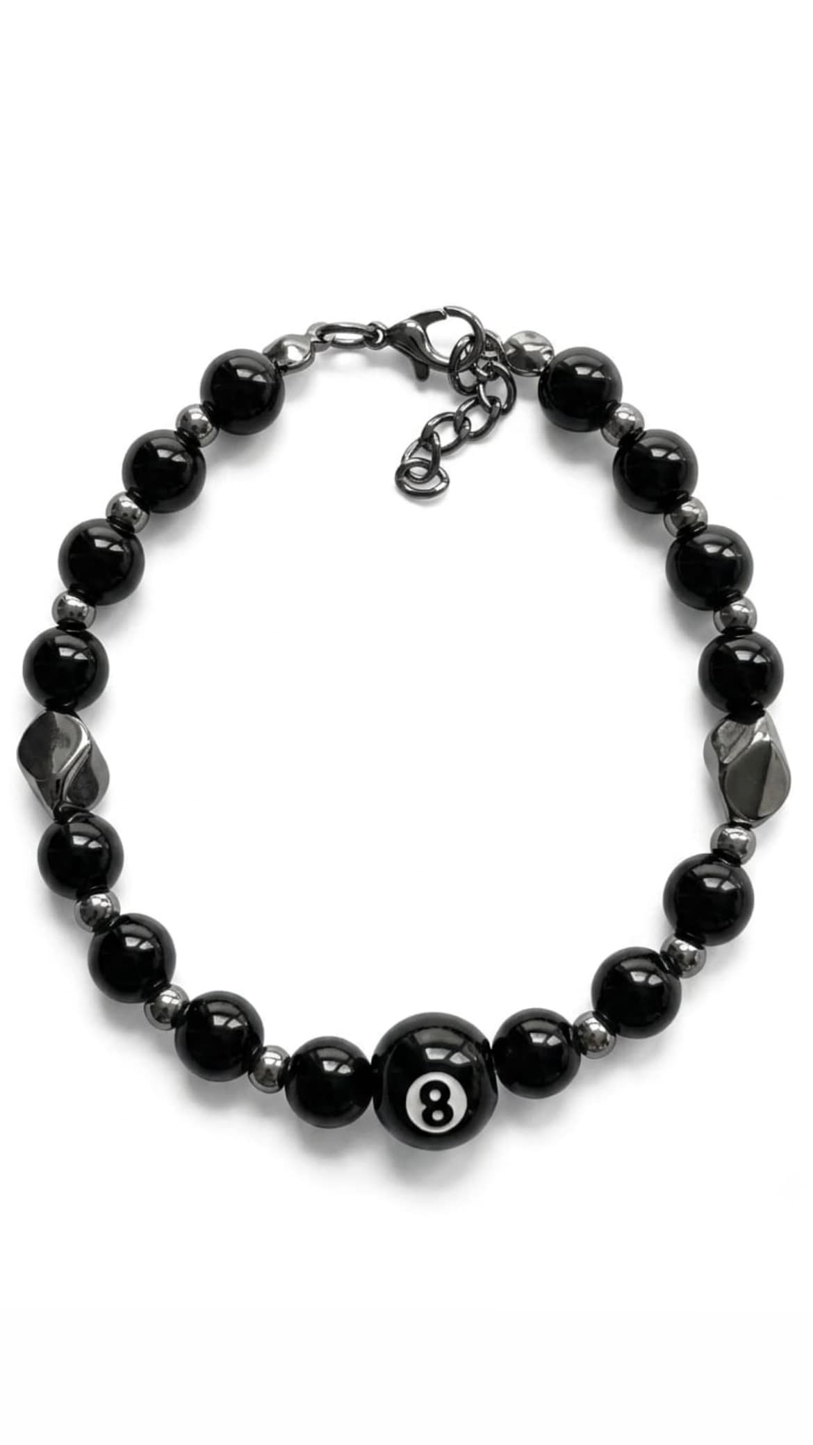 Eight Ball 🎱 beaded Bracelet