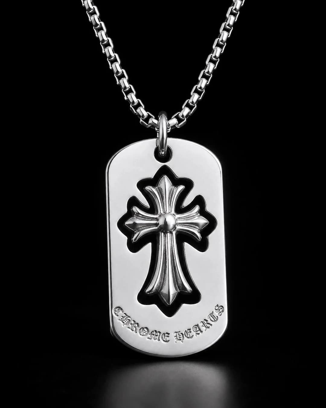 Midnight Relic Cross Necklace — image 2