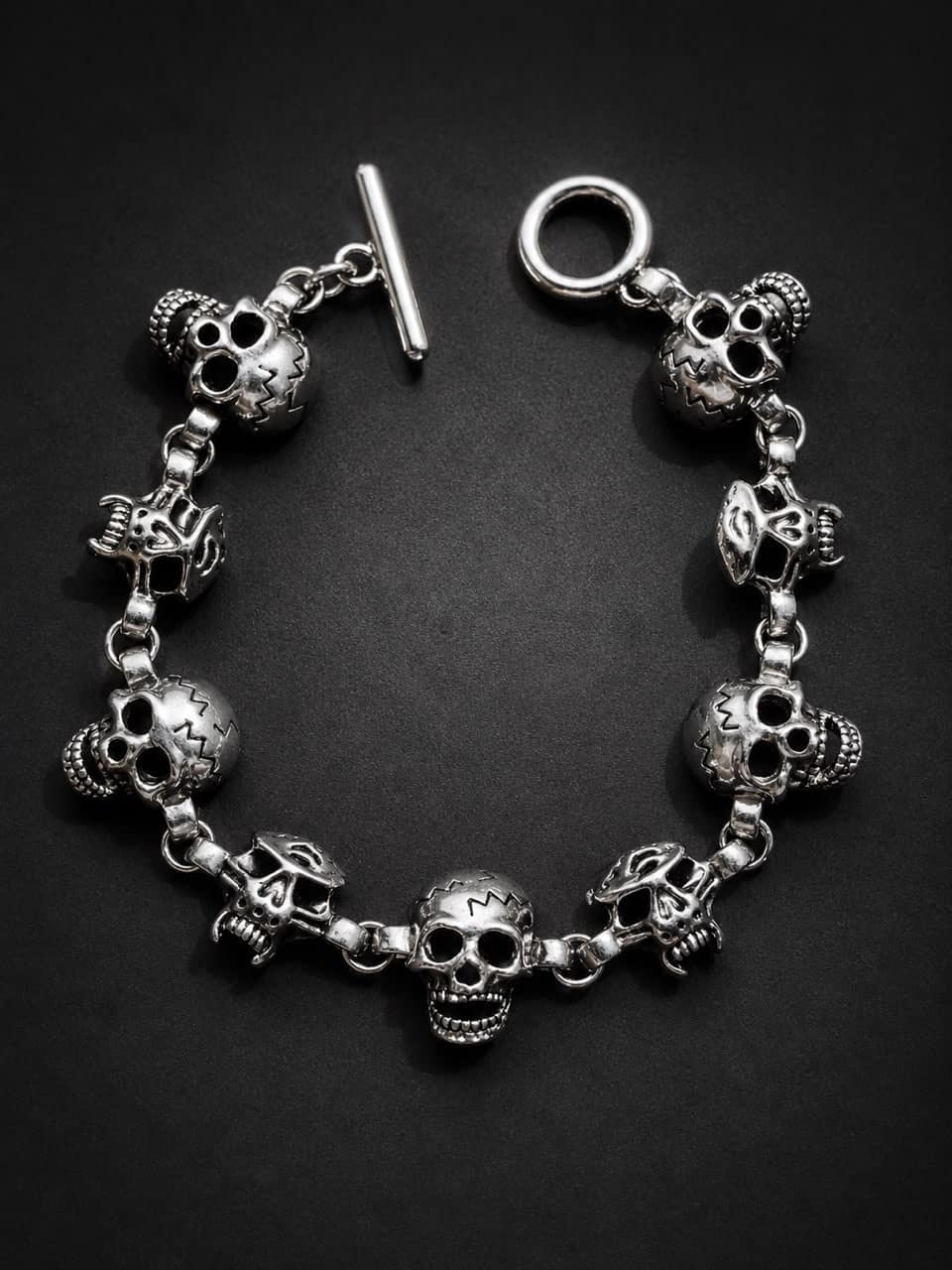 Crypt Keeper Skull Bracelet