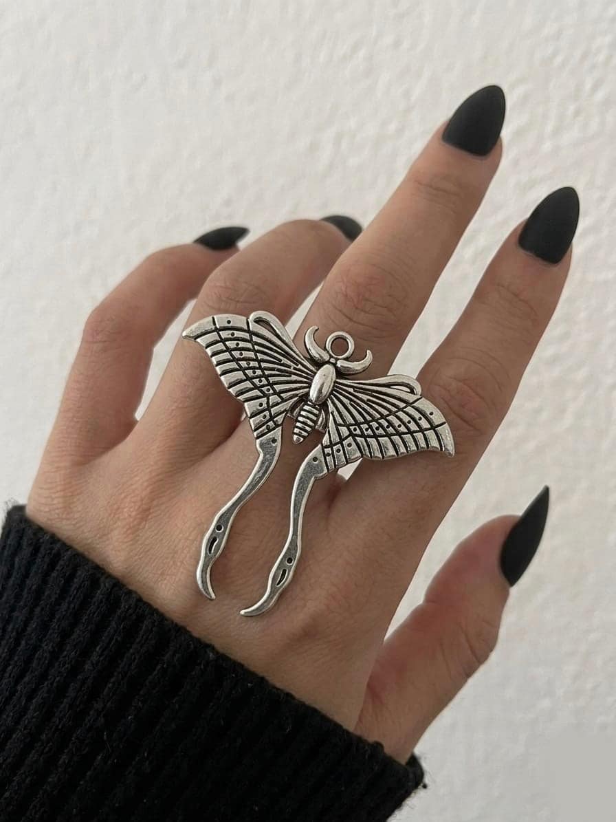 Luna Moth Ring