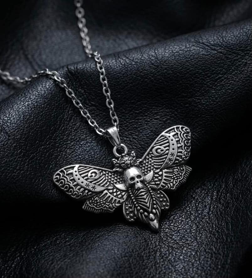 Memento Moth Necklace